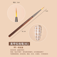 2024 outils d'art des ongles pointe de cristal tige de forage brosse à ongles peau morte à Double tête