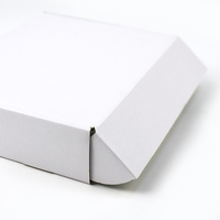 Boîte d'expédition plate en carton ondulé durable avec logo personnalisé, vente en gros