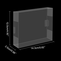 Boîtier Double Disque Protection Étui Compatible avec Jeux PS1 Doubles & Musique Double CD Boîtier NTSC Standard