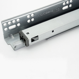 Giấu <span class=keywords><strong>Hidden</strong></span> Ngăn kéo trượt mở rộng đầy đủ mềm đóng undermount trượt Kính thiên văn đường sắt - Product Image 1