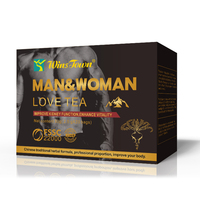 Wins town men power tea Thé d'amour personnalisé pour homme et femme Fleur naturelle Thé Maca aux herbes bio