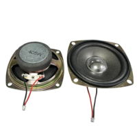 Altavoz de 3 Pulgadas (77mm), 5W, 4 Ohmios, Venta al Por Mayor de Fábrica, Buen Sonido, Altavoz Cuadrado Magnético Externo de Rango Completo