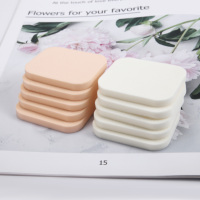 SBELLE Offres Spéciales 20 pièces usine en gros rond carré maquillage poudre bouffée maquillage éponge coloré sans Latex cosmétique poudre bouffée