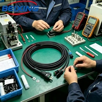 L'usine BeiXing se spécialise dans les faisceaux de câbles pour phares de voiture avec isolation en PVC, noyau en cuivre, protection IP67, service OEM/ODM