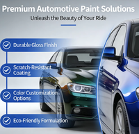 Vernis mat 2K à deux composants, spray anti-UV, peinture automobile longue durée pour la modification et la retouche des voitures de luxe