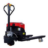 Chariots à palettes électriques en acier inoxydable Uni-Silent 2 tonnes, chariot à palettes hydraulique à batterie au plomb-acide 2 tonnes CBD20C-685