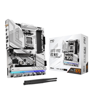 เมนบอร์ดเกมมิ่ง New Asrock X870 Pro RS WiFi AM5 9000 CPU DDR5 USB4 Port PCIE 5.0 WIFI 7 รุ่น X870 ของ Asrock - Product Image 1