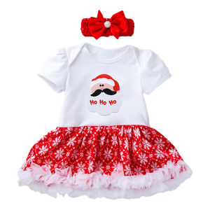 Vêtements <span class=keywords><strong>de</strong></span> noël pour petites filles, habits d'été, barboteuse à manches courtes pour nouveau-né, Costume <span class=keywords><strong>de</strong></span> noël - Product Image 6