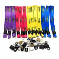 Bracelet personnalisé en tissu de style nautique, respectueux de l'environnement, imprimé par transfert thermique, pour événements et fêtes