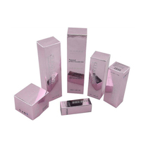 Petite boîte au design de couleur personnalisé Boîtes en papier de carton blanc pliable Boîte d'emballage pour cosmétiques Rouge à lèvres parfum