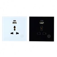 Prise intelligente avec interface TAPE-C USB Prise intelligente Wi-Fi pour lumières et appareils de télécommande pour maison intelligente