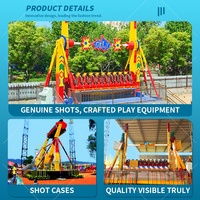 Manège Thrill Crazy Space Travel Ride Top Spin, une expérience palpitante pour les parcs d'attractions