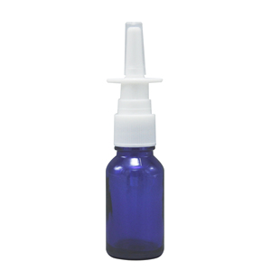 Pulverizadores nasales recargables, botellas de vidrio con cabezal de pulverización para solución salina, transparente, azul, marrón y verde, 1/2oz, 15ml - Product Image 2