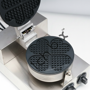 Kitchbox Industrial Commercial Liege Heart <b>Waffle</b> <b>Maker</b> - Product Image 1