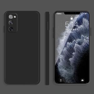 Per Samsung <span class=keywords><strong>Galaxy</strong></span> <span class=keywords><strong>S20</strong></span> <span class=keywords><strong>FE</strong></span> in Silicone tinta unita dritta bordo goccia <span class=keywords><strong>custodia</strong></span> protettiva a copertura completa - Product Image 1