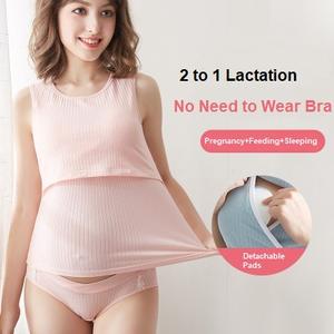 Commercio all'ingrosso Donne in <span class=keywords><strong>Allattamento</strong></span> Usura Di Maternità Gravidanza Vestiti di Cura Infermieristica Canotta Con Reggiseno Delle Donne Di Maternità <span class=keywords><strong>Allattamento</strong></span> Al Seno Bra - Product Image 6