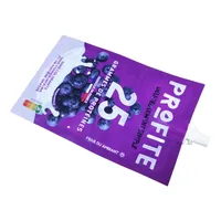 400ml 150ml 12oz 8oz personnalisé en gros jus de fruits miel boisson aluminium bon prix Sachet Jus De Fruit bec pochette