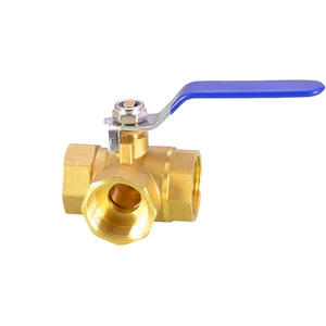 Valvola a Sfera in Ottone a Tre Vie di Alta Qualità 1/4 1/2 Pollice DN50 Tipo T Filettatura Femmina Maniglia Manuale per Sistemi Pneumatici e Idrici OEM - Product Image 6