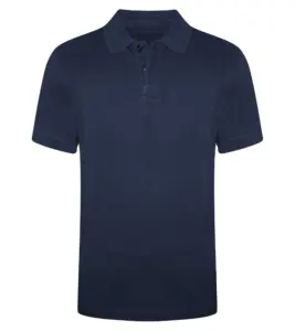 Personalizado esporte do golfe impressão logotipo bordado, atacado manga curta tamanho grande de poliéster algodão polo camisa azul marinho