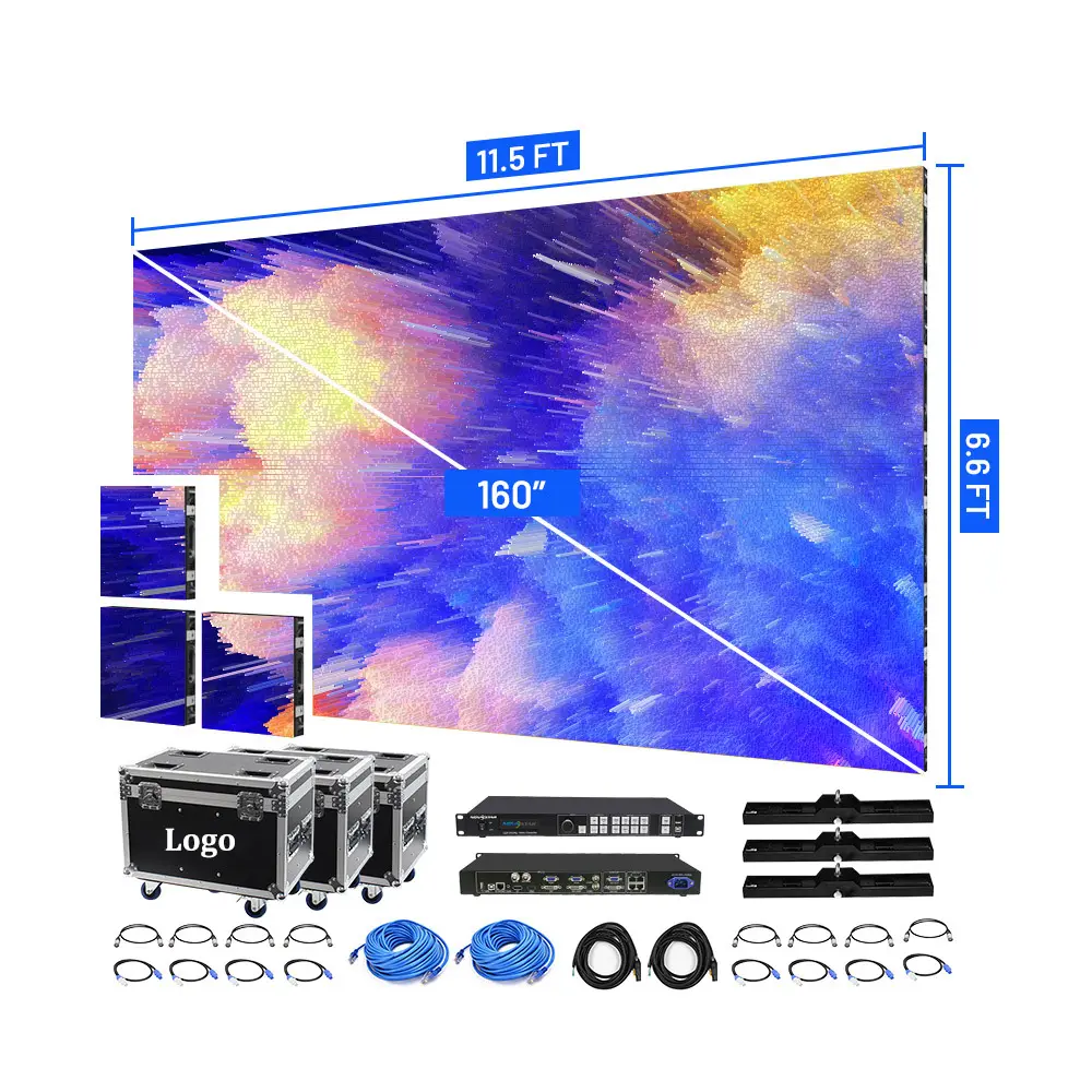 Custom Digital Sign Board Preço 3D Publicidade Interior Flexível Exterior Outdoor Video Wall Panel Pantalla Led Display Screen