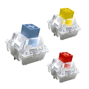 Typing Feel Test Custom Keypad Mod Supplies, Kailh BOX Triple Switch Pack Linear Tactile Clickys For Hobbyist Comparison Build