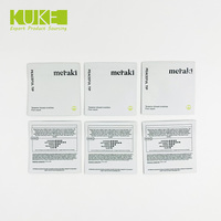 Sachets d'échantillons cosmétiques en plastique personnalisés pour soins de la peau, sachets en aluminium Mylar