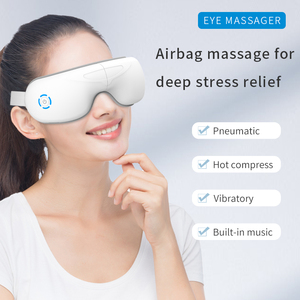 Masseur oculaire vibrant à compresse chaude avec musique Bluetooth pour la relaxation et la protection des yeux, massage pneumatique à pression d'air, usage domestique - Product Image 3