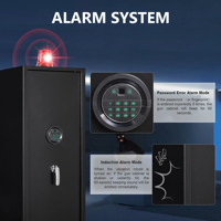 China Manufacturer Wholesale Modern Home Biometric Digital Gun Safe Cabinet High Security Steel Gun Safe