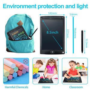 <span class=keywords><strong>Tablette</strong></span> de câblage LCD 8.5 pouces <span class=keywords><strong>en</strong></span> <span class=keywords><strong>gros</strong></span> pour planche à <span class=keywords><strong>dessin</strong></span> avec un design coloré et amusant pour l'éducation précoce des enfants - Product Image 6