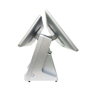 Facturation au détail Table 15.6 pouces 11.6 "Écran tactile double face Tout en un PC Pos Systems Machine de caisse enregistreuse