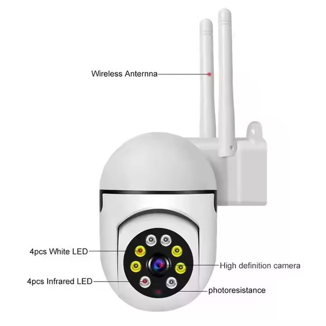 360 Degree A7 1080P Wireless Camera Wifi Night Vision Outdoor Indoor Home Security Cctv Camera Wifi 2MP PTZ A7Camera