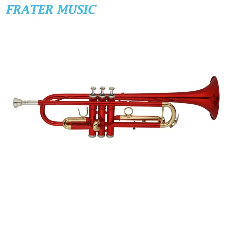 Bonne qualité Rouge/noir/bleu/vert/rose/violet Coloré Trompette (JTR-221)
