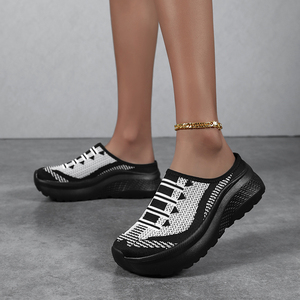 Nouvelle collection 2026 : <span class=keywords><strong>Baskets</strong></span> compensées confortables et respirantes pour femmes, à bout large et de haute qualité, idéales pour la marche. - Product Image 5