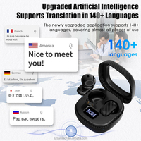 Boîte d'emballage OEM 2026 pour écouteurs intra-auriculaires avec traduction IA 100 langues, étanche IPX-2, interface USB, chipset BK