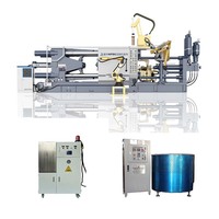 Machine de moulage sous pression à chambre froide pour pièces moulées en aluminium et en laiton, contrôlée par PLC, à économie d'énergie