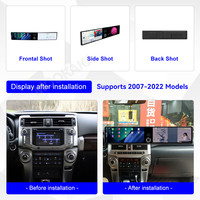 MOOKAKA Dual 12,3 Zoll Android für Toyota 4Runner 2007-2022 Auto-Stereoanlage Multimedia GPS-Navigation Kabelloses CarPlay Haupteinheit Radio