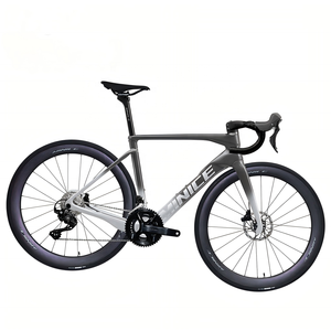 <span class=keywords><strong>Bicicleta</strong></span> de Carretera de Carbono 700C, 24 Velocidades, <span class=keywords><strong>Bicicleta</strong></span> de Carreras Aerodinámica con Frenos de Disco Hidráulicos y Juego de Ruedas de Carbono, Pedal Ordinario - Product Image 3