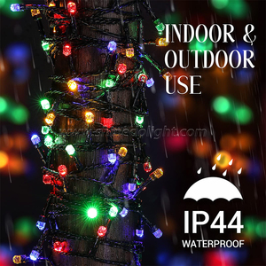 240 Đèn LED 8 Chế Độ Đèn Dây RGB Đèn Cắm Trang Trí Ngày Lễ Phong Cách Kim Cương Đèn Giáng Sinh Gia Đình - Product Image 2