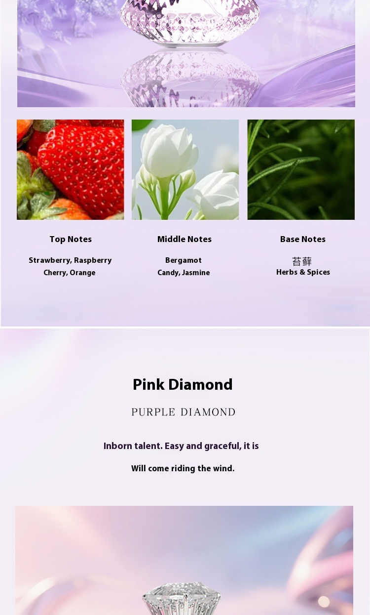 1755 [fantaisie de cristal] diamant violet