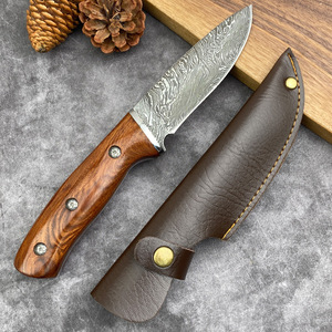 Cuchillo de Carne Portátil para Exteriores, Cuchillo de Bolsillo Afilado con Funda Protectora para Acampar y Uso Industrial - Product Image 2