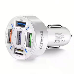 ที่ชาร์จในรถยนต์แบบเร็ว 35W ช่องเสียบ USB 5 ช่อง รองรับ QC 3.0 ที่ชาร์จโทรศัพท์ในรถยนต์ 5V 7A อะแดปเตอร์ที่จุดบุหรี่ในรถยนต์ - Product Image 2