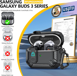 A prueba de golpes hebilla de bloqueo completo Anti caída protectora PC armadura dura <span class=keywords><strong>Funda</strong></span> para Samsung <span class=keywords><strong>Galaxy</strong></span> <span class=keywords><strong>Buds</strong></span> 3 3 Pro <span class=keywords><strong>Funda</strong></span> - Product Image 6