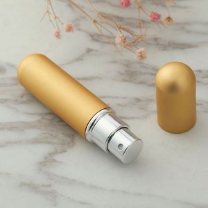 Portable Refillable Aluminum Glass <b>Perfume</b> Atomizer Mist Spray <b>Bottle</b> With Custom Color for Personal Care Travel Use - Product Image 4