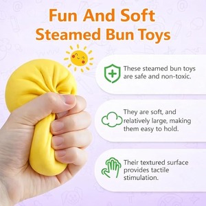 Mainan Sensorik Squishies Dumpling Misterius, Mainan Fidget Pereda Stres, Mainan Remas Pereda Kecemasan - Product Image 4