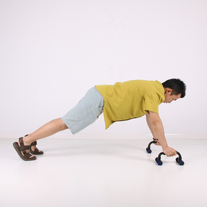 AB bánh xe con lăn Kit đẩy lên thanh nhảy dây và đầu gối mat hoàn hảo AB bụng bánh xe con lăn Bộ - Product Image 1