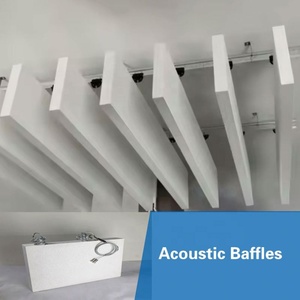 Panneaux acoustiques de plafond suspendus, isolation <span class=keywords><strong>acoustique</strong></span> intérieure, déflecteur, <span class=keywords><strong>prix</strong></span> des nuages, plafond <span class=keywords><strong>suspendu</strong></span> en fil, faux plafond - Product Image 5