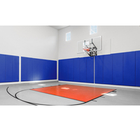 Rembourrage mural de protection de salle de sport en mousse épaisse de haute qualité, résistant aux chocs, tapis de basket-ball, coussin, portable, réglable, personnalisable
