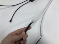 Feux de jour à LED rétrofités, bande lumineuse flexible, série Flow, contrôle par application, lampe de voiture
