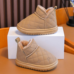 Mules de lona de algodón afelpado para mujer, modernos, para interior y exterior, cálidos para el invierno, talla grande, populares - Product Image 4