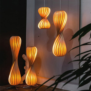 Lampadaire design minimaliste moderne nordique contemporain <span class=keywords><strong>Arc</strong></span> Wabi pour hôtel salon autonome - Product Image 3